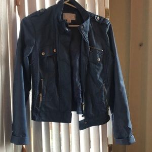 Blue moto jacket by Xhilaration